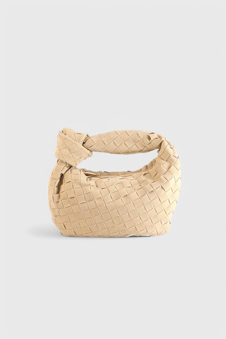 Τσάντα Mini Remi Woven με Λεπτομέρεια Κόμπου